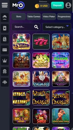 MrO Casino Review: Exceptional Loyalty Program and Easy Registration.
